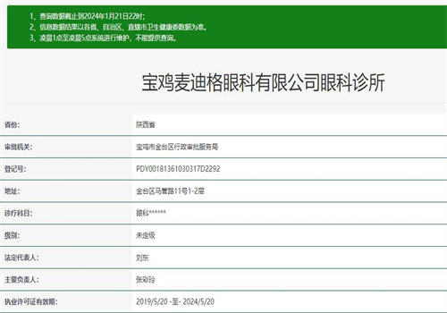 宝鸡麦迪格眼科诊所