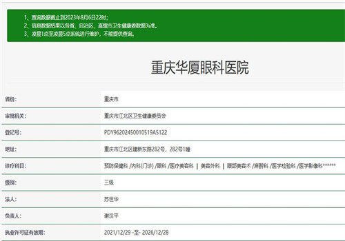 重庆华厦眼科医院韩红医生简介 深耕近视矫正领域技术精湛获患者信赖