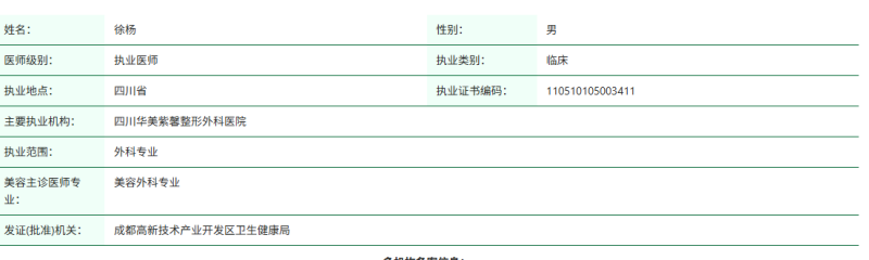四川华美紫馨整形外科医院刘艳华联系方式，官网及电话可咨询注射医美