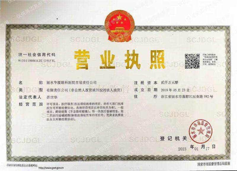 丽水华厦眼科医院个性化Smart全激光项目术前准备